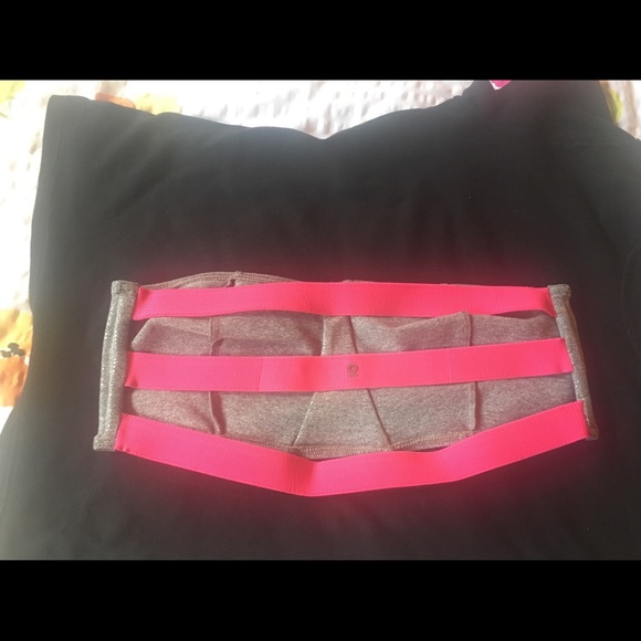 Isabelle Wet Bra silver with Neon Pink Size M - Picture 2 of 2